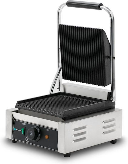 Fresh Professional Sandwich Maker with Cast Iron Ribbed Surfaces 1800W