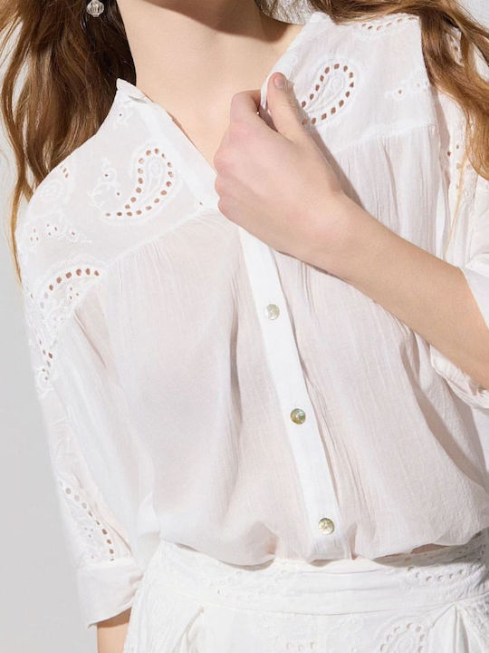 Long Sleeve Women's Shirt White