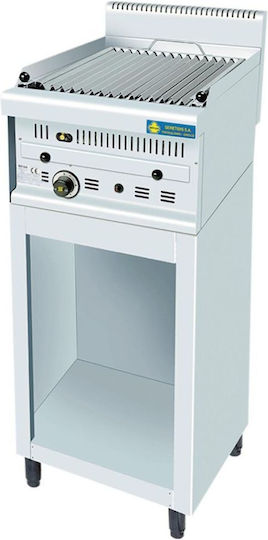 Sergas GR1 LPG Commercial Lava Stone Grill 9kW 47x65x32cm
