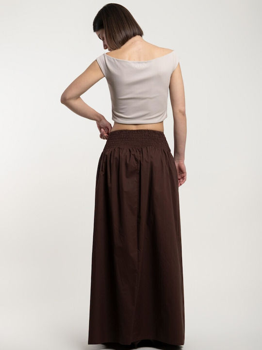 Cloche Brown Skirt