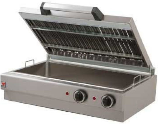 North Electric Cast Iron Flat Top Griddle 70x50x21cm 7.5kW with Flat Grill Plate HS 1/2P