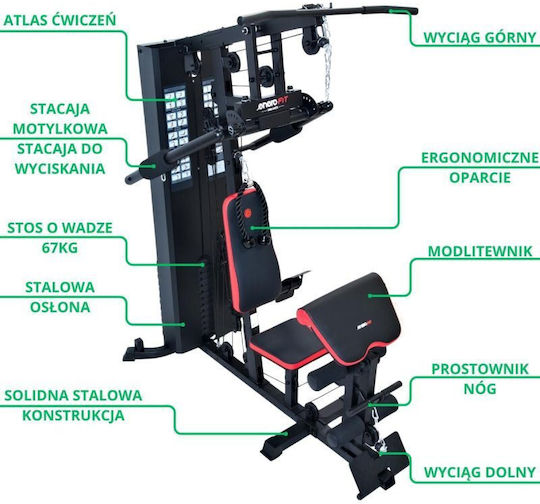 Enero Πρέσα Ποδιών με Βάρη 200kg