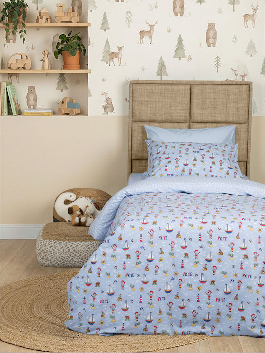 Sunshine Set Cearceafuri Single Cu Elastic Bumbac Cotton Feelings 50 165x270cm