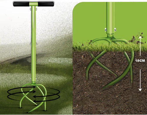 Cultivator Manual De Mână Pentru Afânarea Aerarea Solului Verde