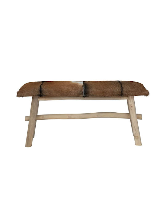 Скамейка Бар Дървена Многоцветна 100x30x45см