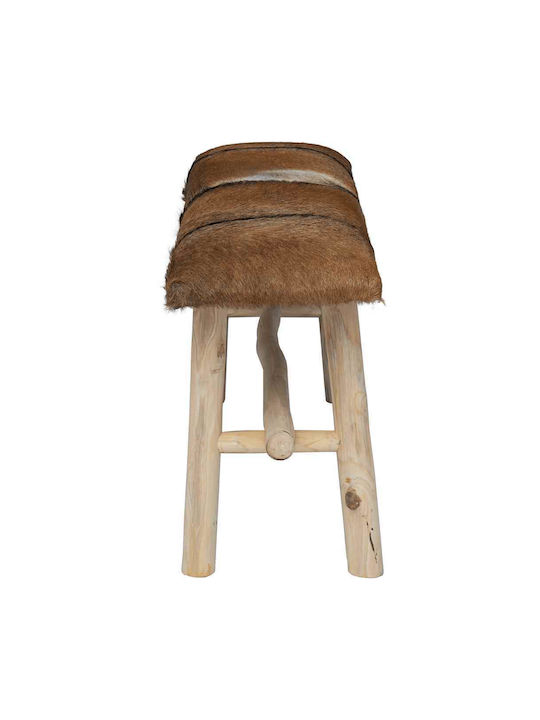 Скамейка Бар Дървена Многоцветна 100x30x45см