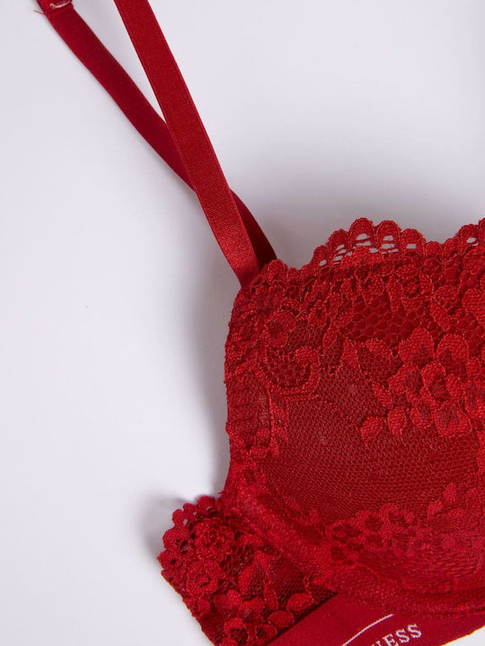 Red Push Up Bra