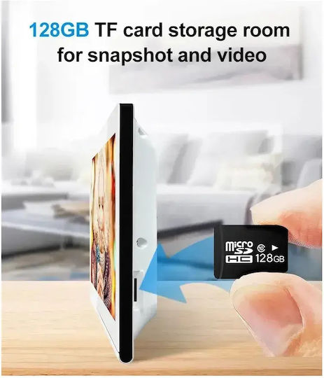 Mentor Kabelloses Wi-Fi Video-Gegensprechanlagen-Set Schwarzes