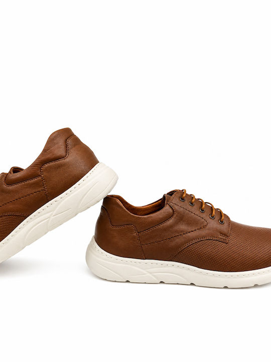 Leder Herren Freizeitschuhe Tabac Braun