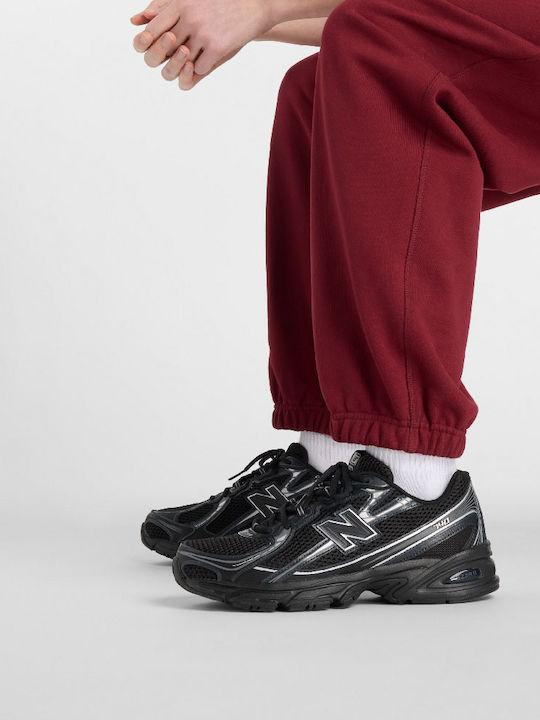 Men's Sweatpants with Elastic Monarch Burgundy