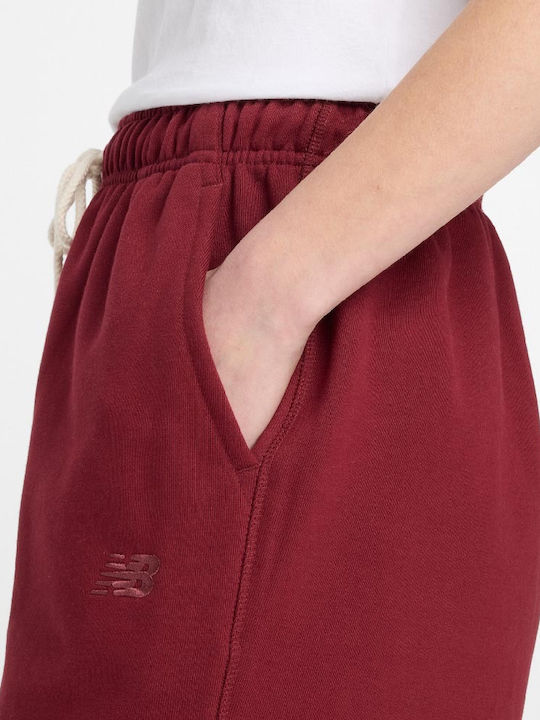 Men's Sweatpants with Elastic Monarch Burgundy