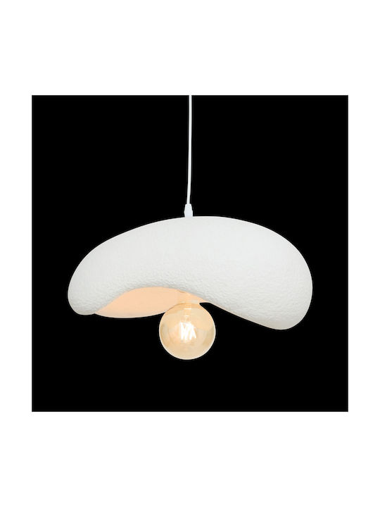 A-s Teiva Pendul Alb cu Soclu E27 80cm