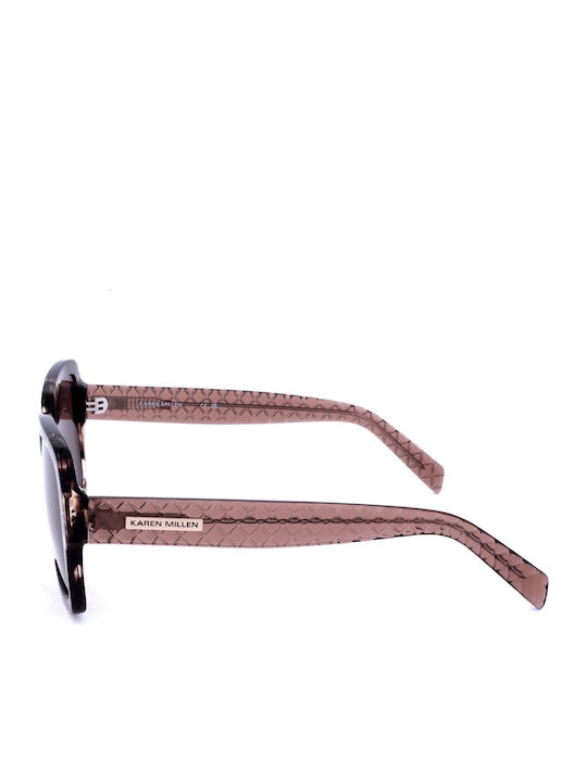 Karen Millen Unisex Γυαλιά Ηλίου με Ροζ Σκελετό KM5061
