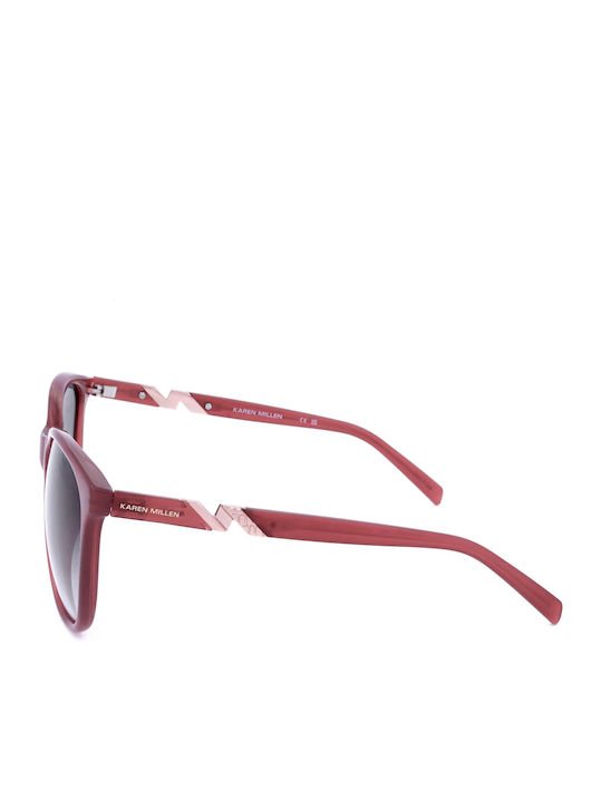 Karen Millen Unisex Γυαλιά Ηλίου με Κόκκινο Σκελετό KM5057