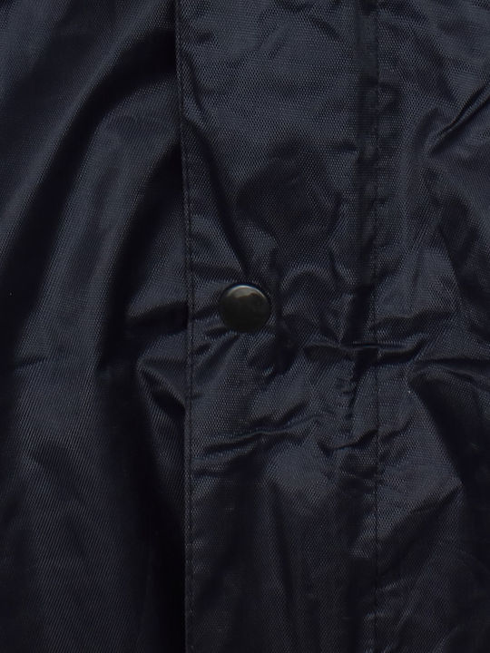 Regenmantel Wasserdichte Arbeitskleidung mit reflektierenden Bändern Navy Pel201