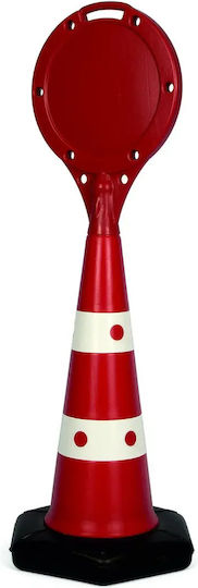 Plastic Floor Sign Cone Paddle Code Te-10