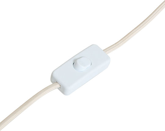 Modern Wall Lamp with G9 Socket and Switch White