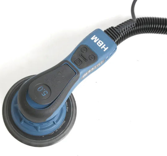 HBM Machines 10693 Eccentric Sander 150mm Electric 350W with Dust Suction System