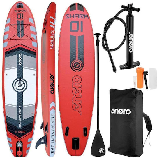 Enero Shark Aufblasbare SUP Board mit Länge 3.2m Rote