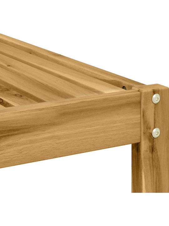 Plastic Table for Small Outdoor Spaces White 59x59x37cm