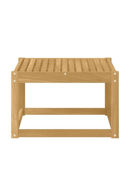 Plastic Table for Small Outdoor Spaces White 59x59x37cm