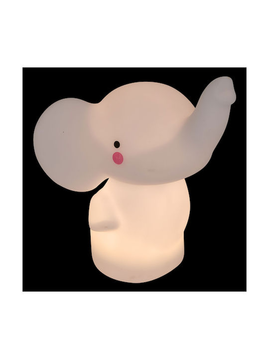 Детска Нощна Лампа LED A-s Softy Elephant 214423b