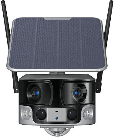 Taggo SOLAR-GJ-2-8MP-4G IP Termică Duală Cameră de Supraveghere 4G 4K Impermeabilă cu Baterie cu Comunicare Bidirecțională