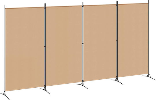 vidaXL Raumteiler Stoff 346x180cm