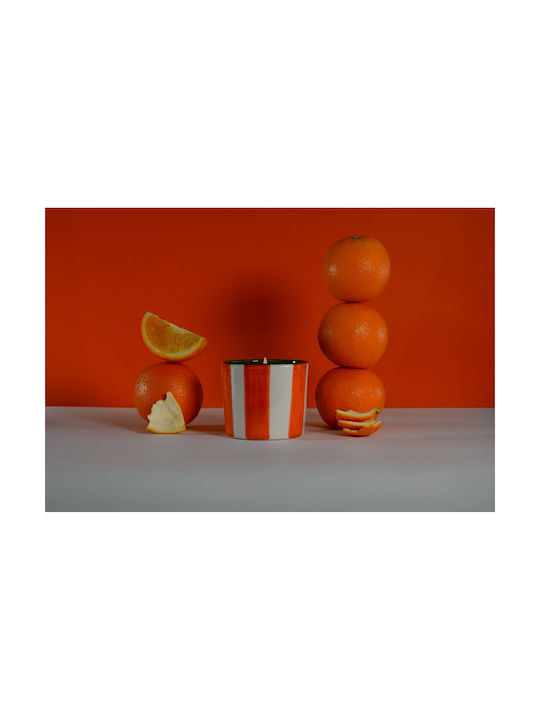 Ambientair Aromatic Candle In Jar With Orange Perfume 320gr