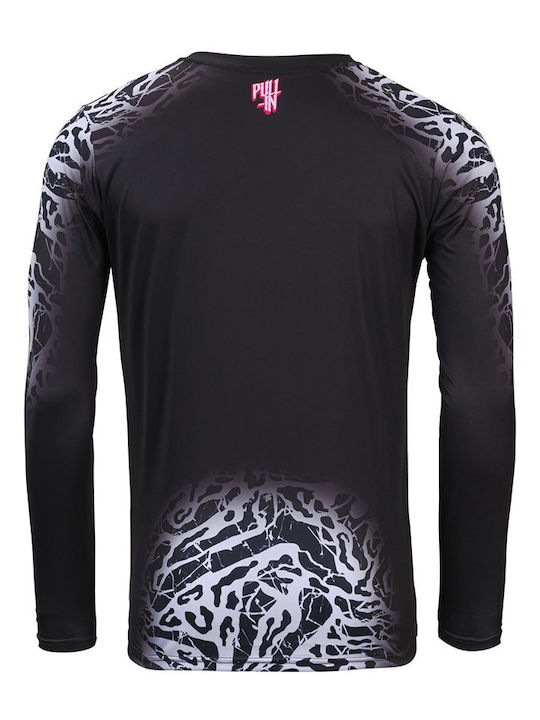 Pull-In Mx Challenger Men's Motocross Long-Sleeved Riding Jersey Black Color
