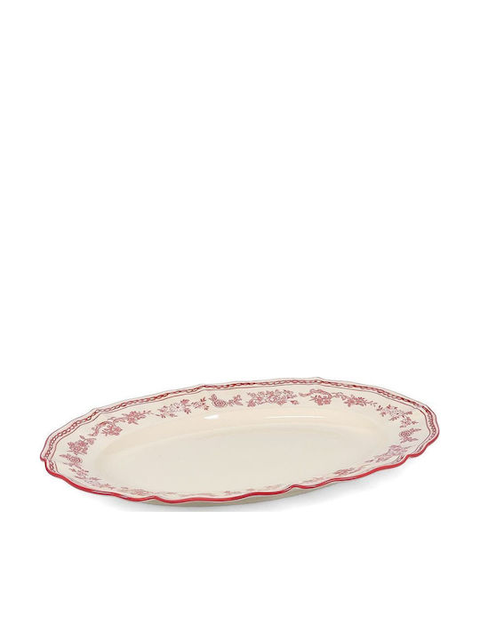 Salt & Pepper Serving Platter Oval Porcelain White 32.5x22.5cm