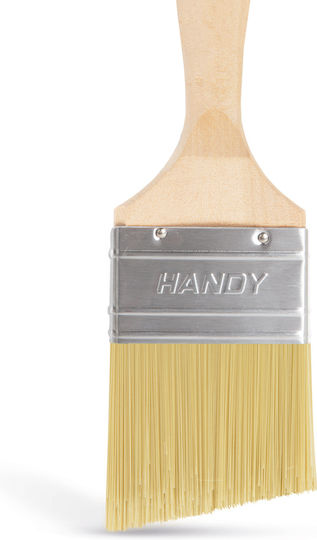 2.5" Angled Brush Wooden Handle Slanted Bristles Good Absorption Water Solvent Paints