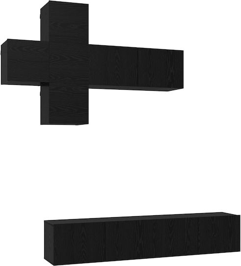 Wohnzimmer TV-Einheit Schwarz M30,5xB30xH30cm