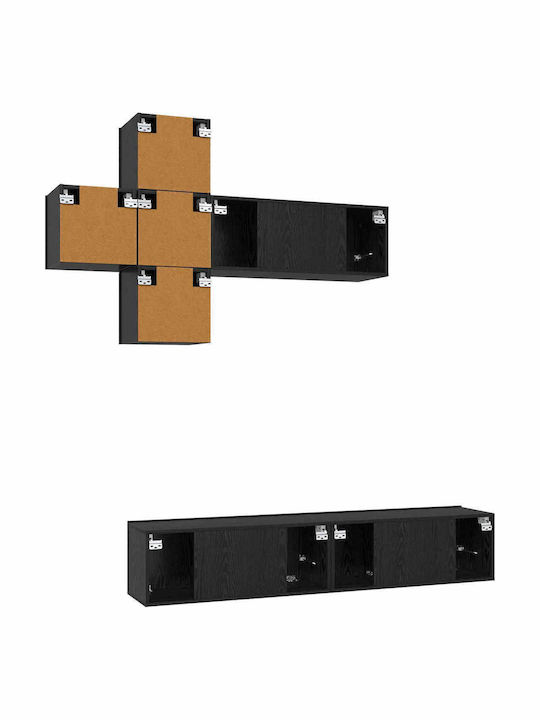 Wohnzimmer TV-Einheit Schwarz M30,5xB30xH30cm