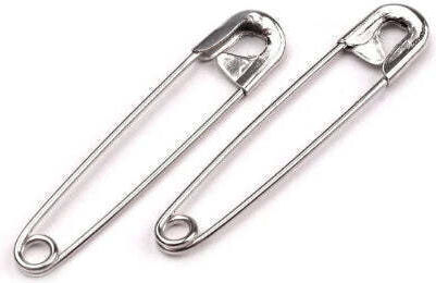 Metall Sicherheitsnadeln Set 12 Stück