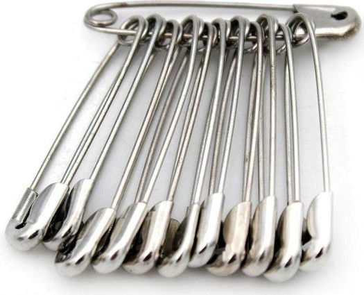 Metall Sicherheitsnadeln Set 12 Stück