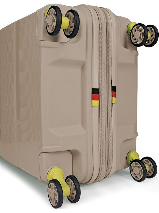 Bg Berlin Zip2 Large Suitcase Beige with 4 Wheels Height 69.5cm