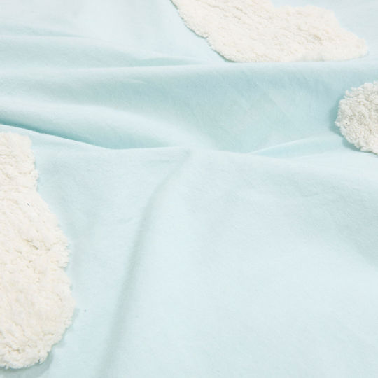 A-s Set Kids Duvet Cover Single With Pillowcase Light Blue 140x200cm