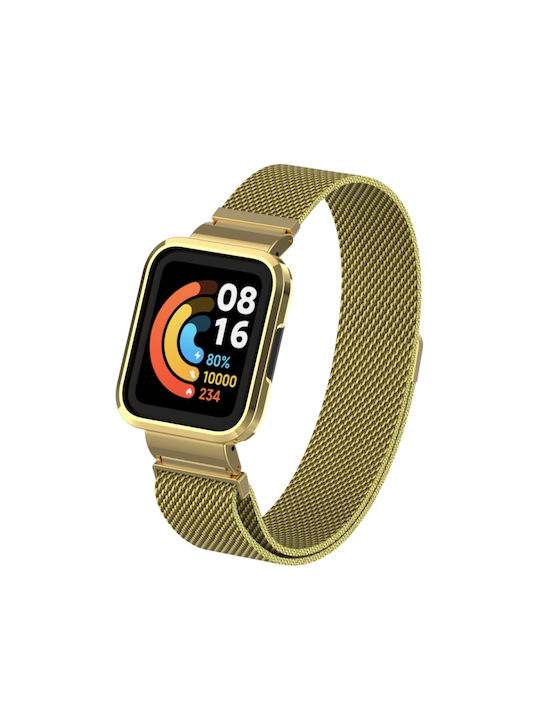 Strap Stainless Steel Gold Redmi Watch 2 Lite
