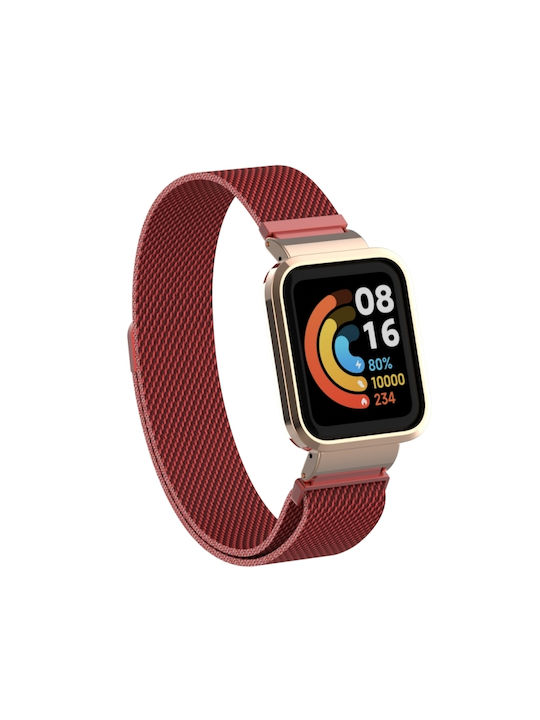 Strap Stainless Steel Red (Redmi Watch 2 Lite)