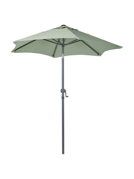 Garten- und Terrassen-Sonnenschirm Rundschreiben Aluminium Siesta Grüne Φ1.8m