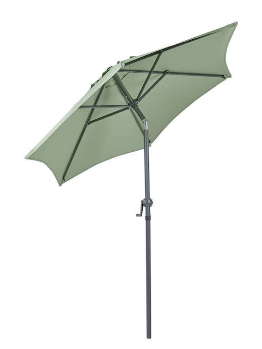 Garten- und Terrassen-Sonnenschirm Rundschreiben Aluminium Siesta Grüne Φ1.8m