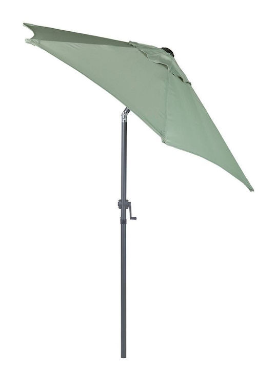 Garten- und Terrassen-Sonnenschirm Rundschreiben Aluminium Siesta Grüne Φ1.8m