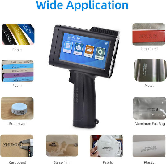 Imprimantă Portabilă de Etichete Inkjet USB 600 dpi