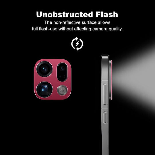 Oppo Find X9 Pro 5g Imak Metal Camera Protection Frame Red