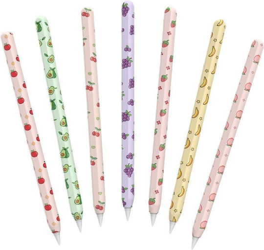 Θήκη Στυλό Σιλικόνης Ahastyle Pt65ft Apple Pencil Pro 2 Ροδάκινο Ahastyle