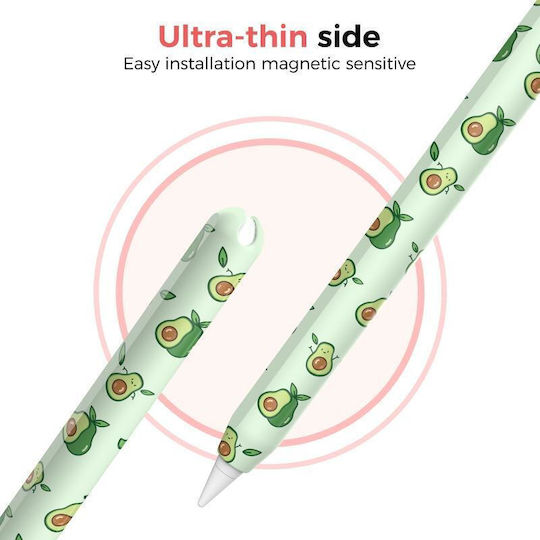 Θήκη Στυλό Σιλικόνης Ahastyle Pt65ft Apple Pencil Pro 2 Ροδάκινο Ahastyle