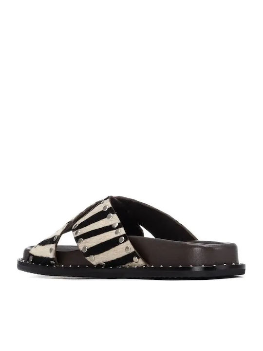 Carmela Leather Women's Sandals Zebra