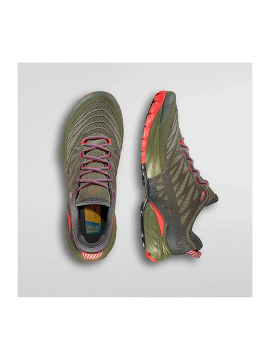 Akasha Ii Men's Trail Running Sport Shoes Cypress / Mountain Red