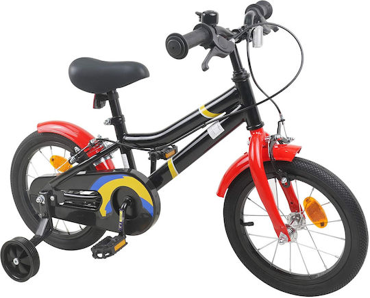 vidaXL 16" Παιδικό Ποδήλατo BMX Μαύρο